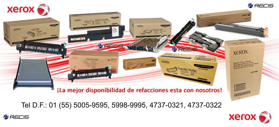 REFACCIONES XEROX MEXICO, REFACCIONES XEROX DF, REFACCIONES XEROX, FUSOR XEROX, UNIDAD DE IMAGEN XEROX, UNIDAD DE TRANSFERENCIA XEROX.